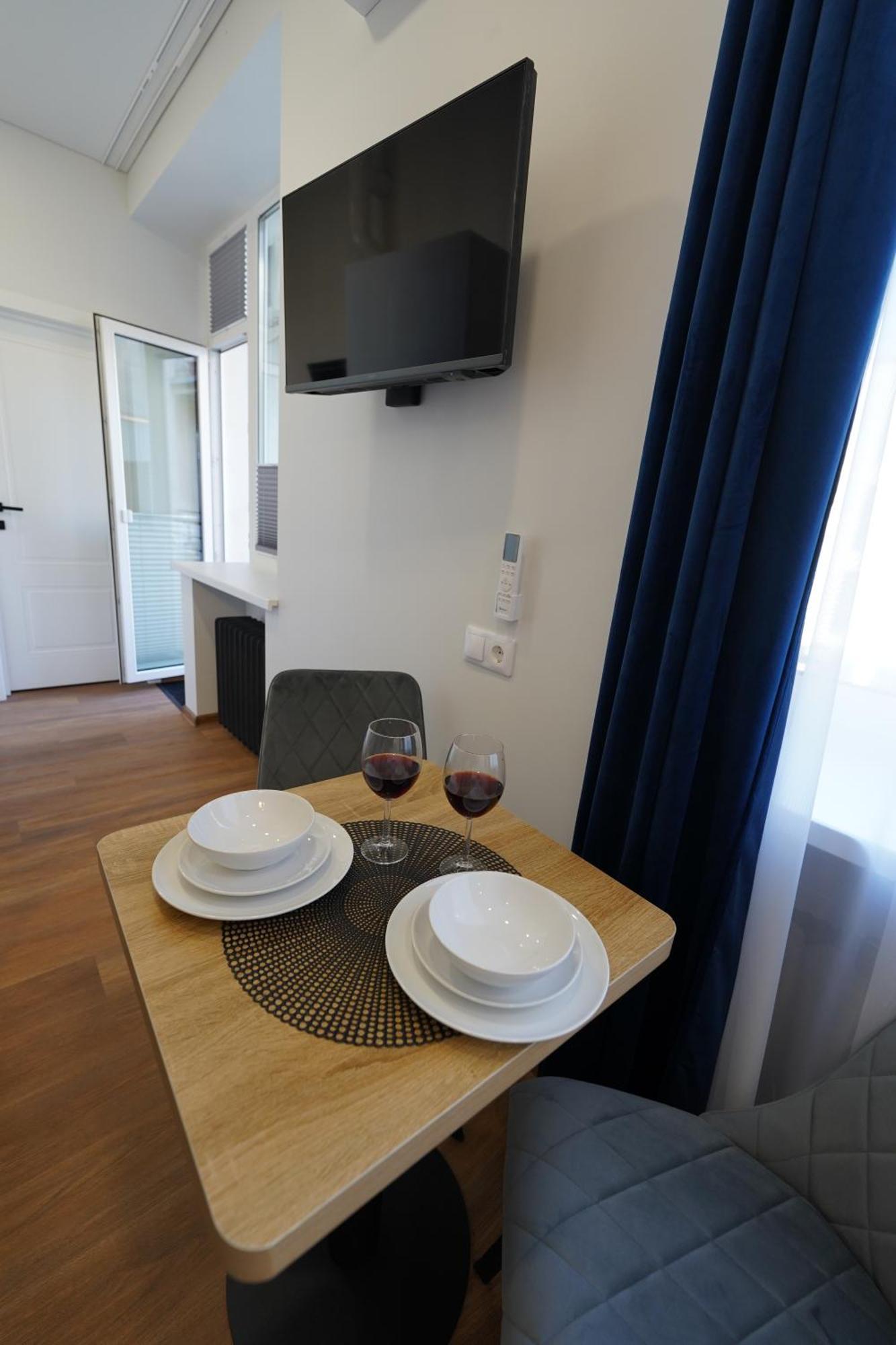 קובנה Amber Light Self-Check-In Apartments חדר תמונה