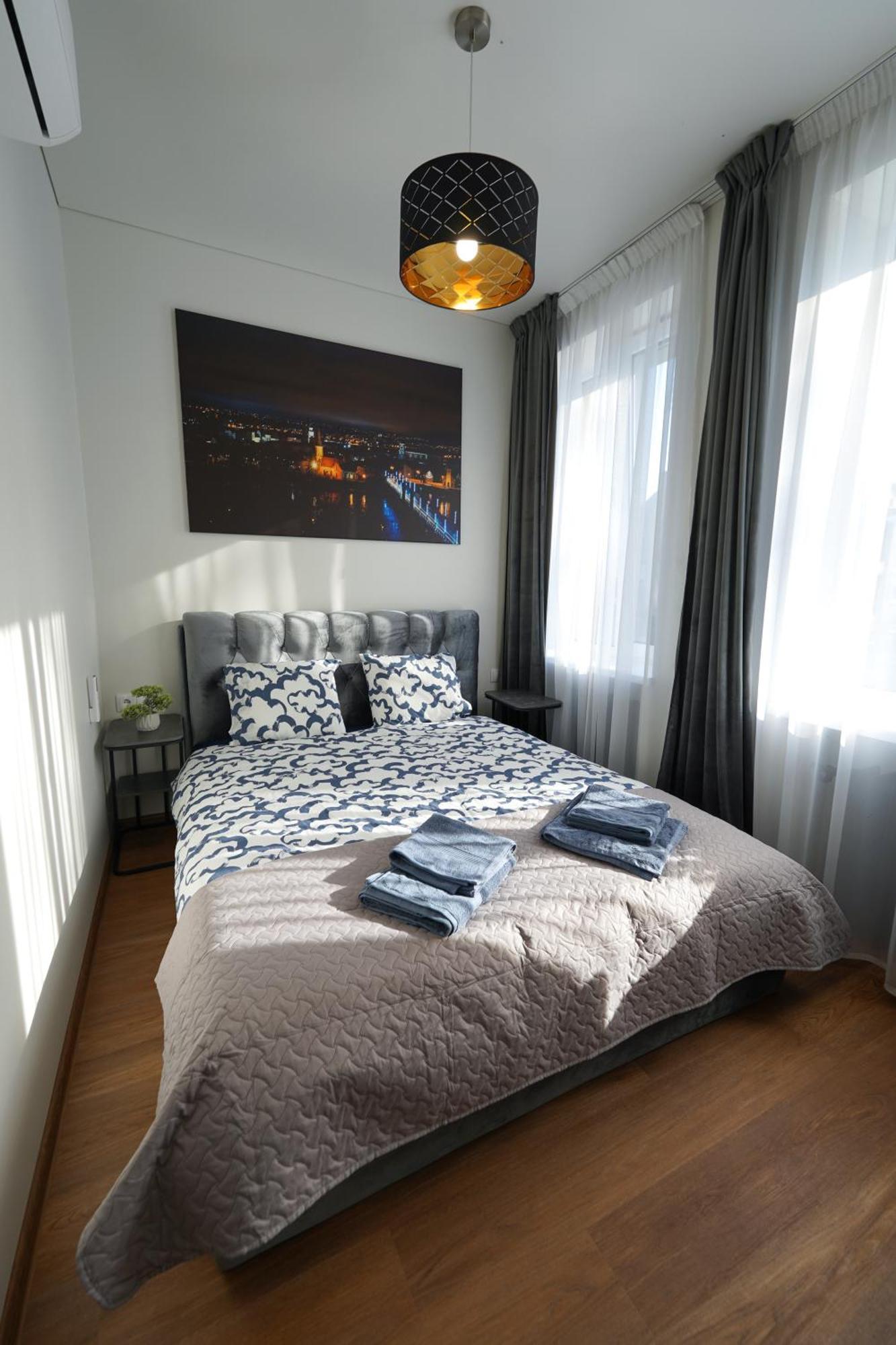 קובנה Amber Light Self-Check-In Apartments חדר תמונה
